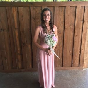 Dusty Rose multiwear bridesmaid dress